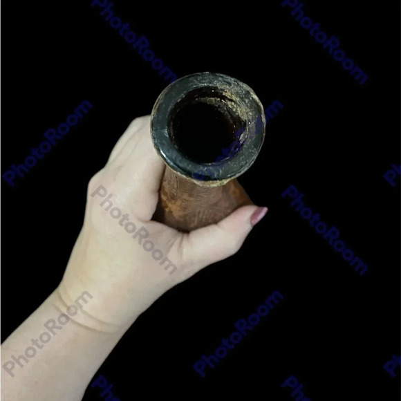 Leather Face Decanter Bottle El Quijote De La Mancha 13” High - Picture 5 of 13